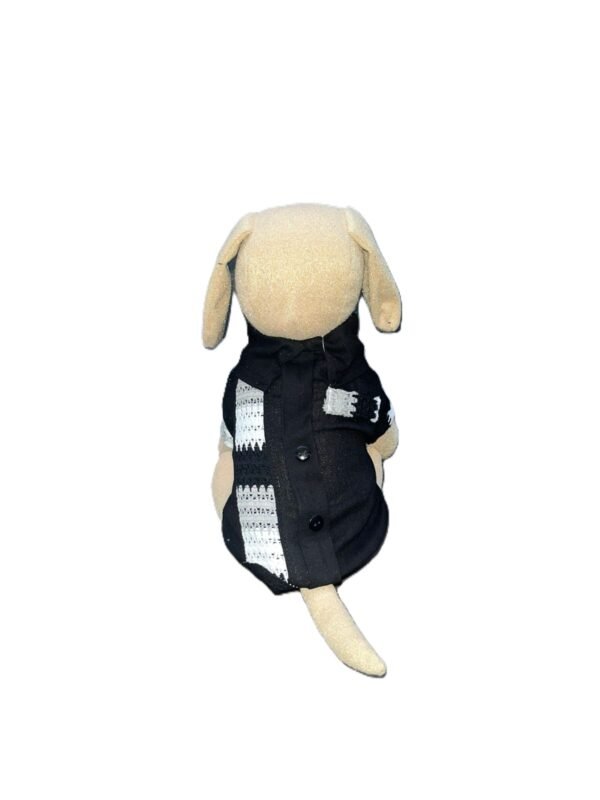Camisa tipo guayabera en color negro para perro Categoría CHISPITA