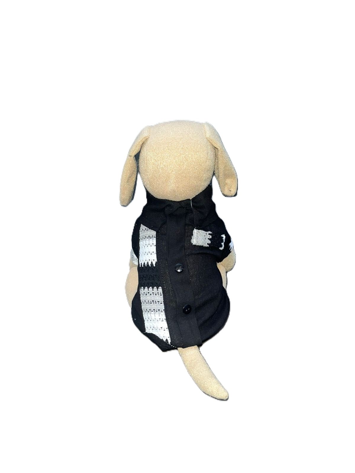 Camisa tipo guayabera en color negro para perro Categoría CHISPITA
