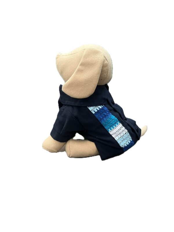 Camisa tipo guayabera en color azul marino para perro Categoría LOMITO MINI