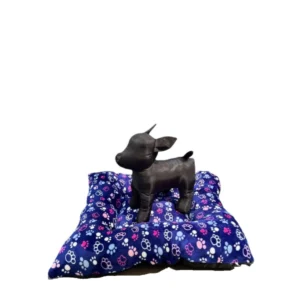 Cama para perro grande talla 5 de moda cuadrada acolchada moda para perros estampada