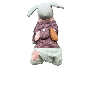 Mameluco completo XL color vino con mezclilla destruida  perro – Categoría HUESITO PLUS